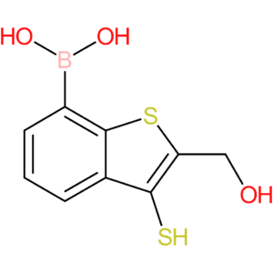 2-(hydroxymethyl)-3-mercaptobenzothiophene-7-boronic acid