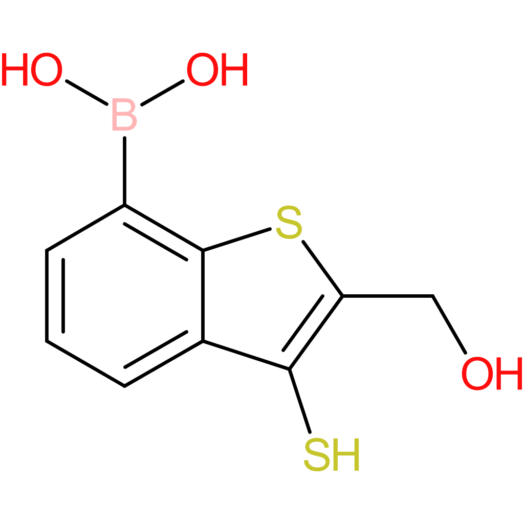 2-(hydroxymethyl)-3-mercaptobenzothiophene-7-boronic acid