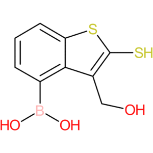 3-(hydroxymethyl)-2-mercaptobenzothiophene-4-boronic acid