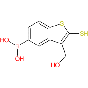 3-(hydroxymethyl)-2-mercaptobenzothiophene-5-boronic acid