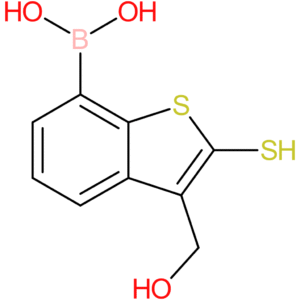 3-(hydroxymethyl)-2-mercaptobenzothiophene-7-boronic acid