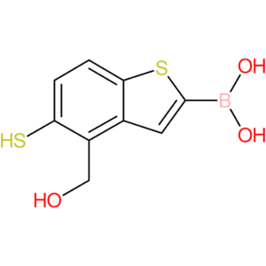 4-(hydroxymethyl)-5-mercaptobenzothiophene-2-boronic acid