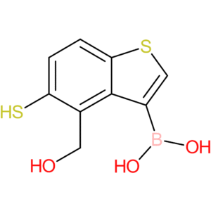 4-(hydroxymethyl)-5-mercaptobenzothiophene-3-boronic acid
