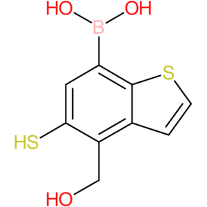 4-(hydroxymethyl)-5-mercaptobenzothiophene-7-boronic acid