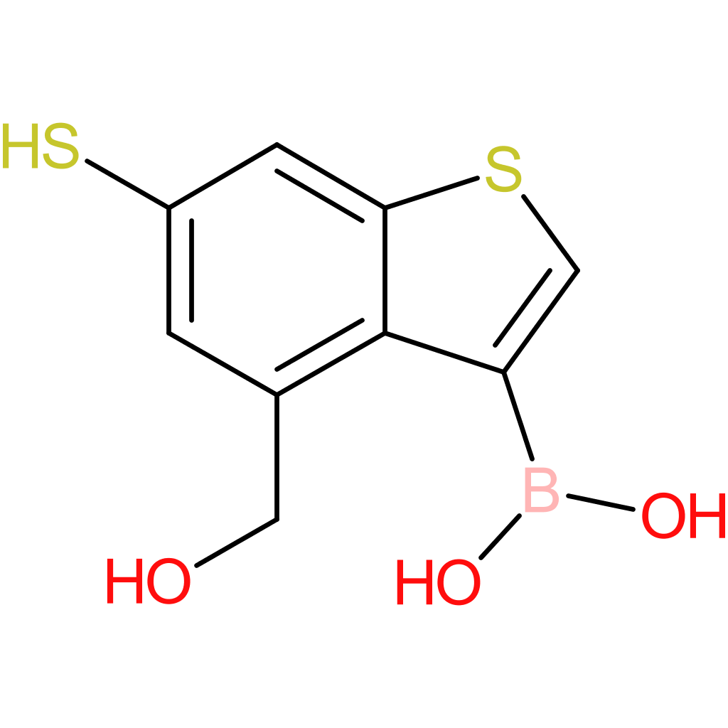 4-(hydroxymethyl)-6-mercaptobenzothiophene-3-boronic acid
