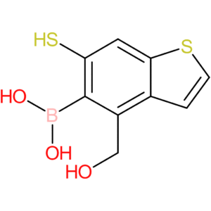 4-(hydroxymethyl)-6-mercaptobenzothiophene-5-boronic acid