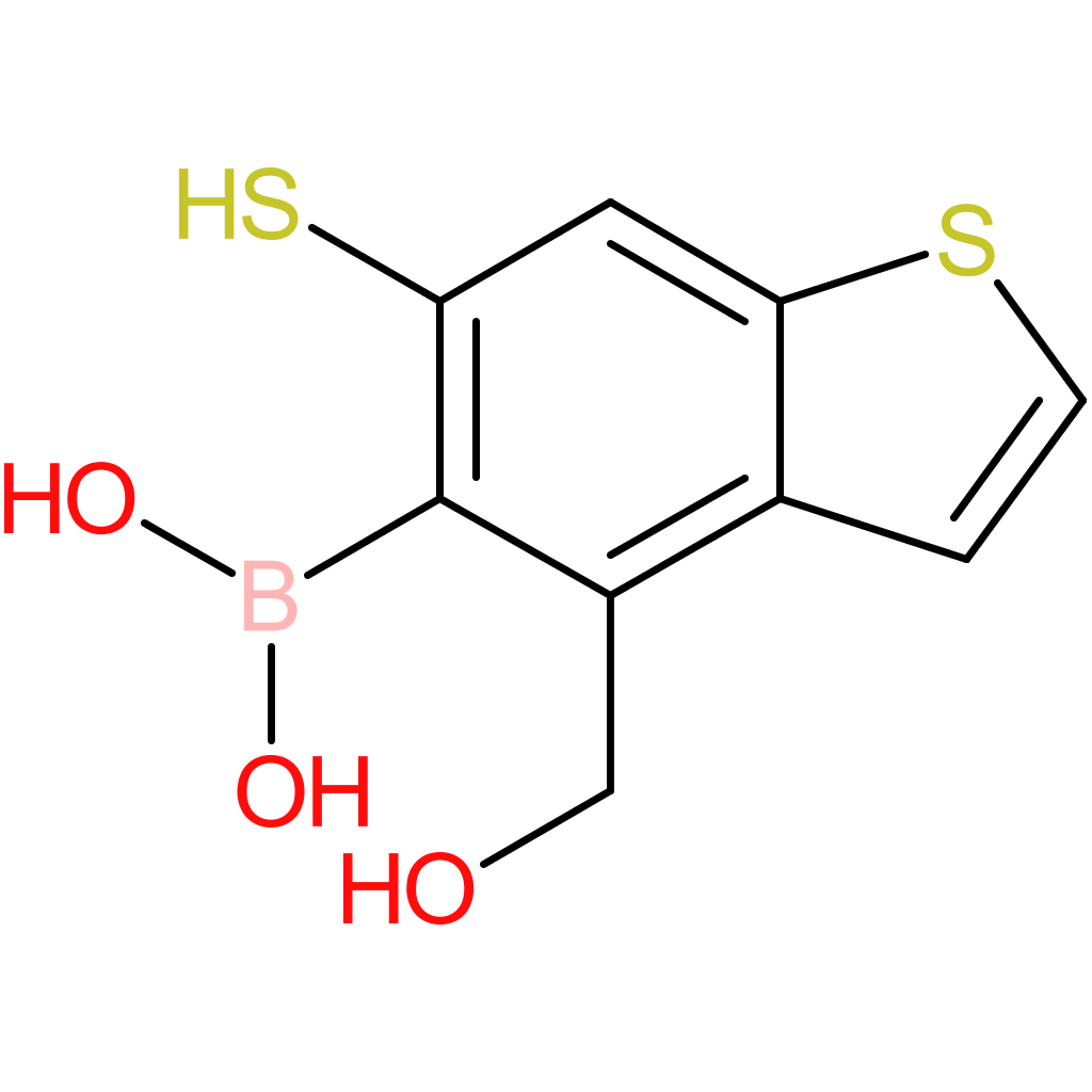 4-(hydroxymethyl)-6-mercaptobenzothiophene-5-boronic acid