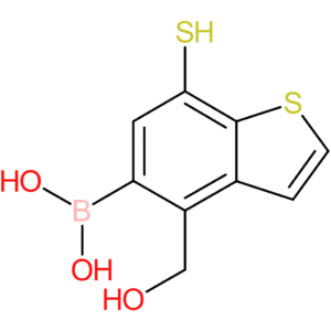 4-(hydroxymethyl)-7-mercaptobenzothiophene-5-boronic acid