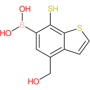 4-(hydroxymethyl)-7-mercaptobenzothiophene-6-boronic acid