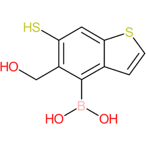 5-(hydroxymethyl)-6-mercaptobenzothiophene-4-boronic acid