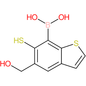 5-(hydroxymethyl)-6-mercaptobenzothiophene-7-boronic acid
