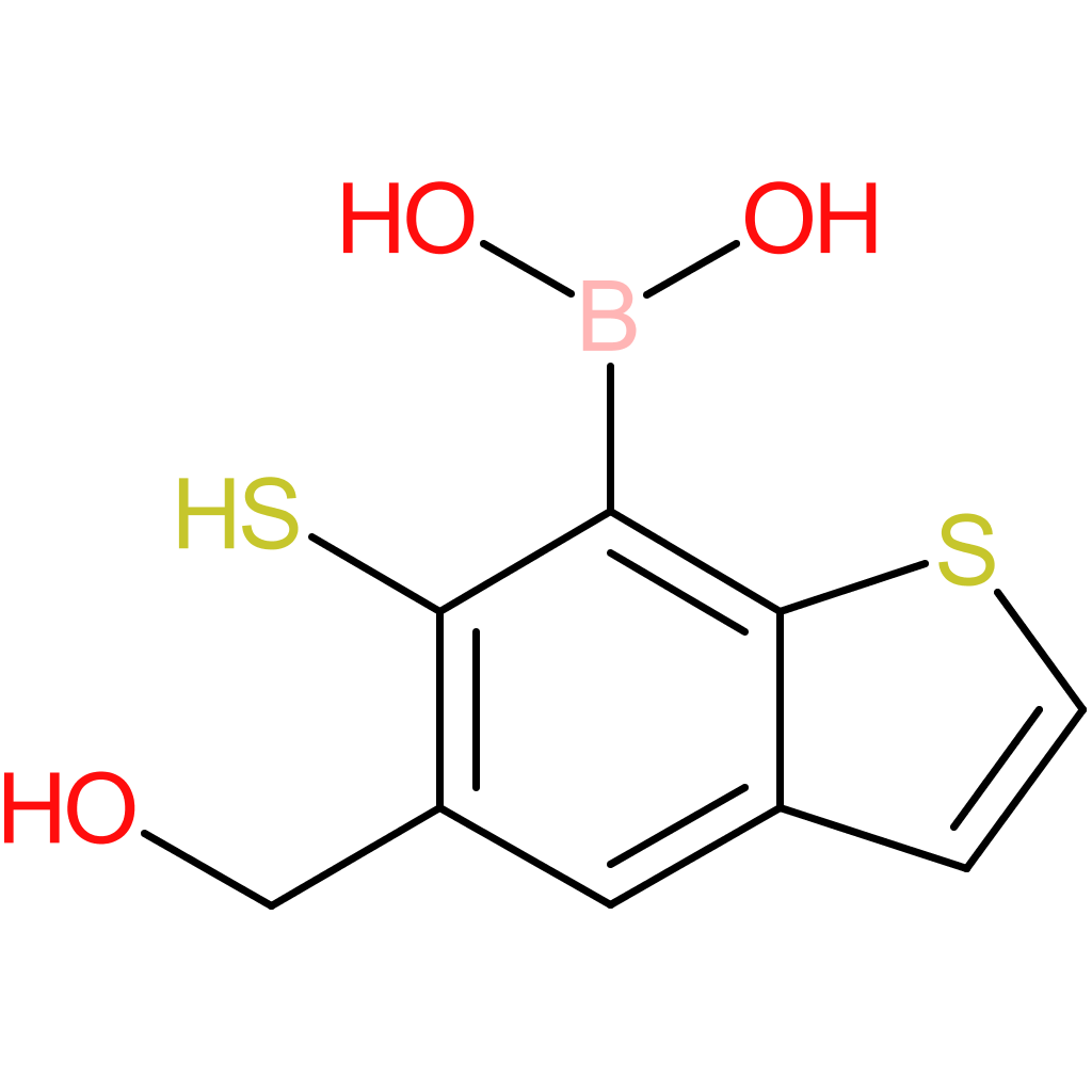 5-(hydroxymethyl)-6-mercaptobenzothiophene-7-boronic acid