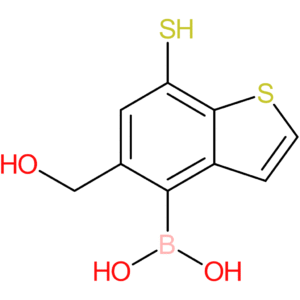 5-(hydroxymethyl)-7-mercaptobenzothiophene-4-boronic acid