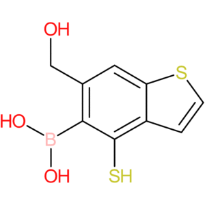 6-(hydroxymethyl)-4-mercaptobenzothiophene-5-boronic acid