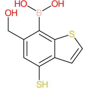6-(hydroxymethyl)-4-mercaptobenzothiophene-7-boronic acid