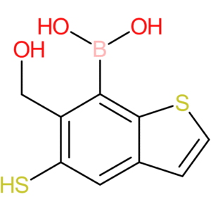 6-(hydroxymethyl)-5-mercaptobenzothiophene-7-boronic acid