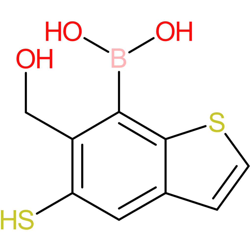 6-(hydroxymethyl)-5-mercaptobenzothiophene-7-boronic acid