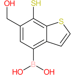 6-(hydroxymethyl)-7-mercaptobenzothiophene-4-boronic acid