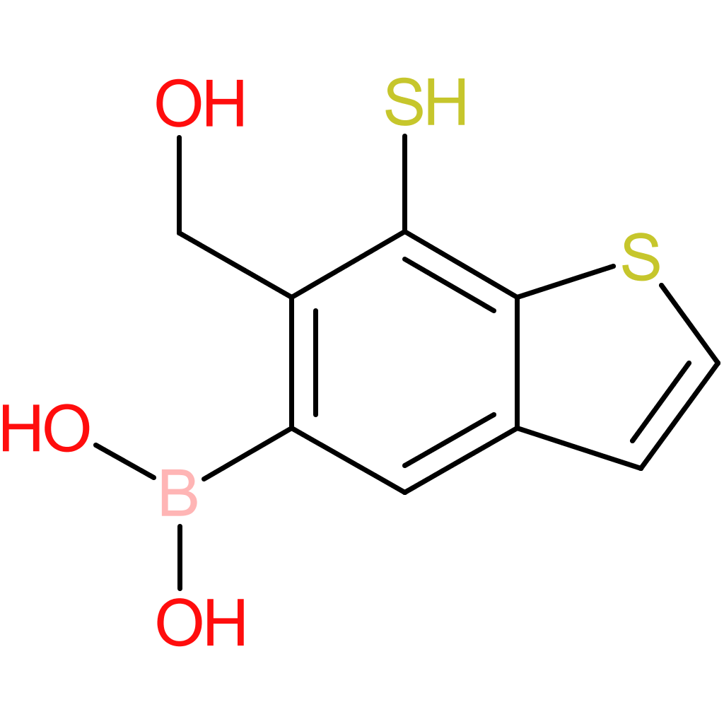 6-(hydroxymethyl)-7-mercaptobenzothiophene-5-boronic acid
