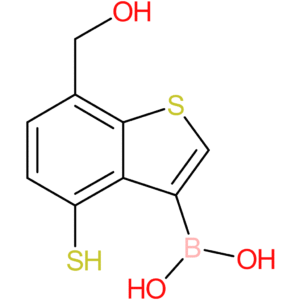 7-(hydroxymethyl)-4-mercaptobenzothiophene-3-boronic acid