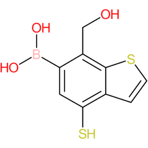 7-(hydroxymethyl)-4-mercaptobenzothiophene-6-boronic acid