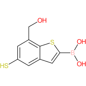 7-(hydroxymethyl)-5-mercaptobenzothiophene-2-boronic acid