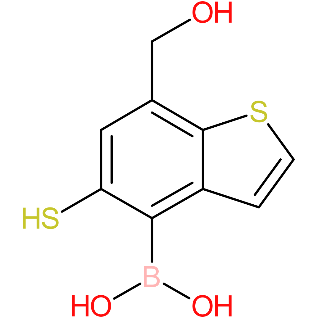 7-(hydroxymethyl)-5-mercaptobenzothiophene-4-boronic acid