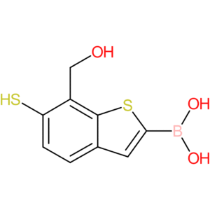 7-(hydroxymethyl)-6-mercaptobenzothiophene-2-boronic acid