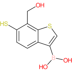 7-(hydroxymethyl)-6-mercaptobenzothiophene-3-boronic acid