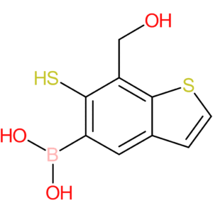 7-(hydroxymethyl)-6-mercaptobenzothiophene-5-boronic acid