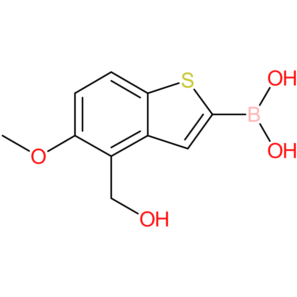 4-(hydroxymethyl)-5-methoxybenzothiophene-2-boronic acid