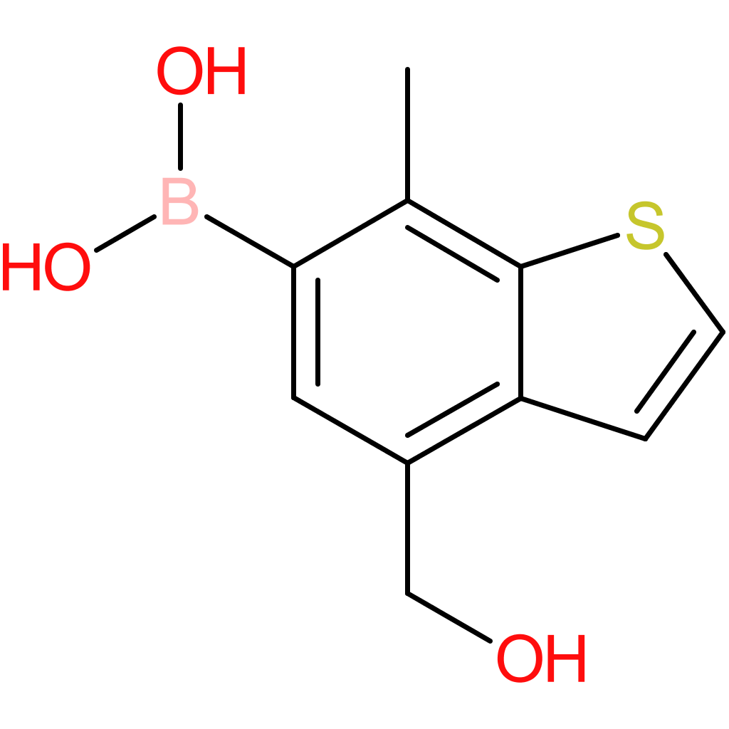 4-(hydroxymethyl)-7-methylbenzothiophene-6-boronic acid