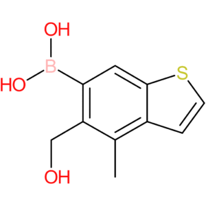 5-(hydroxymethyl)-4-methylbenzothiophene-6-boronic acid