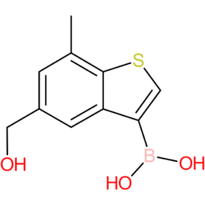 5-(hydroxymethyl)-7-methylbenzothiophene-3-boronic acid
