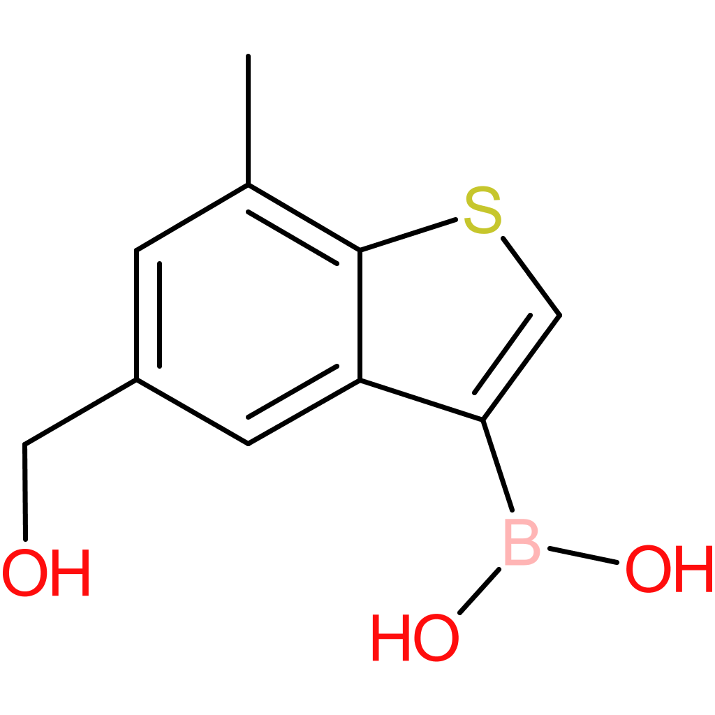 5-(hydroxymethyl)-7-methylbenzothiophene-3-boronic acid