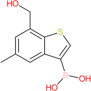 7-(hydroxymethyl)-5-methylbenzothiophene-3-boronic acid