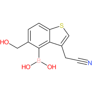 4-borono-5-(hydroxymethyl)benzothiophene-3-acetonitrile