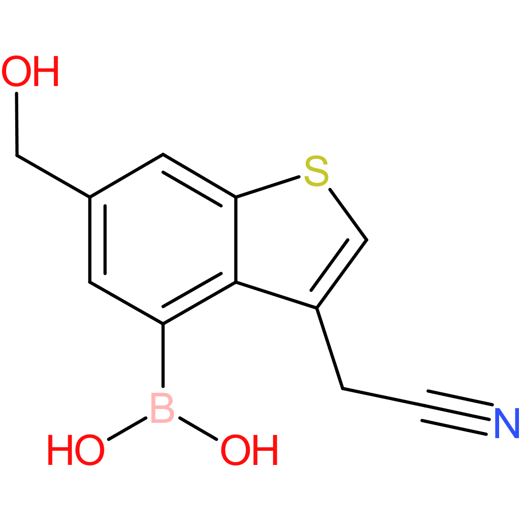 4-borono-6-(hydroxymethyl)benzothiophene-3-acetonitrile