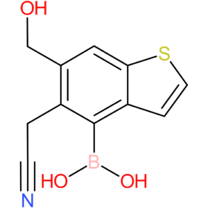 4-borono-6-(hydroxymethyl)benzothiophene-5-acetonitrile