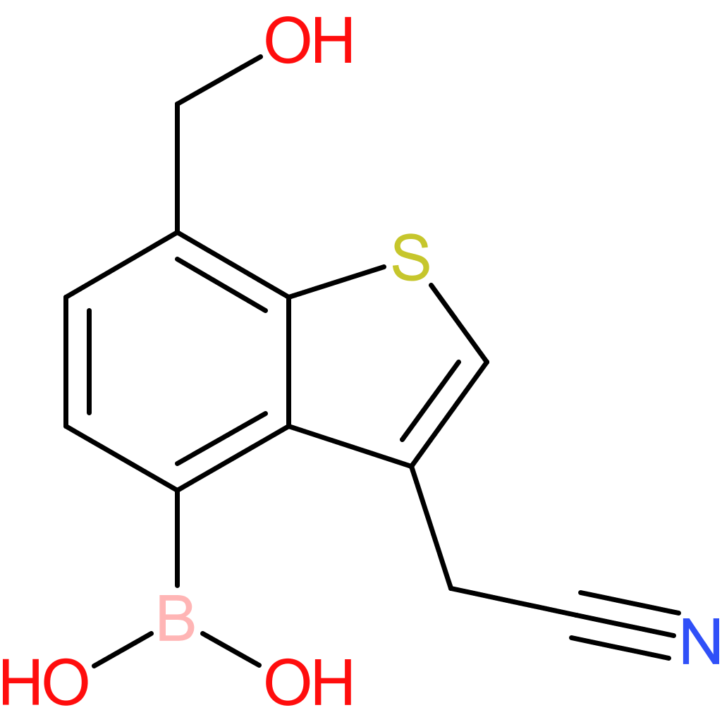 4-borono-7-(hydroxymethyl)benzothiophene-3-acetonitrile