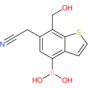 4-borono-7-(hydroxymethyl)benzothiophene-6-acetonitrile