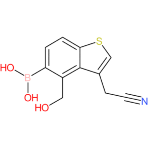 5-borono-4-(hydroxymethyl)benzothiophene-3-acetonitrile