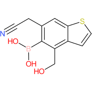 5-borono-4-(hydroxymethyl)benzothiophene-6-acetonitrile