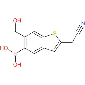 5-borono-6-(hydroxymethyl)benzothiophene-2-acetonitrile