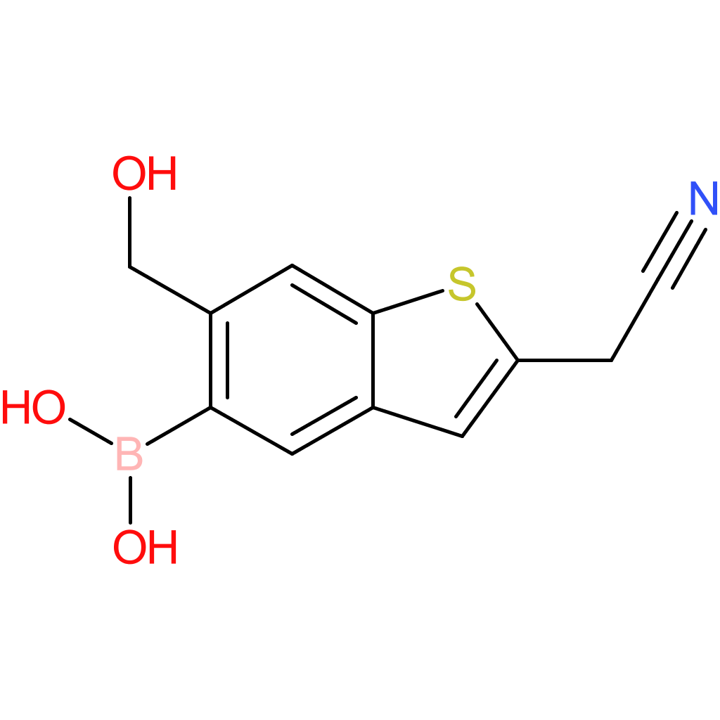 5-borono-6-(hydroxymethyl)benzothiophene-2-acetonitrile