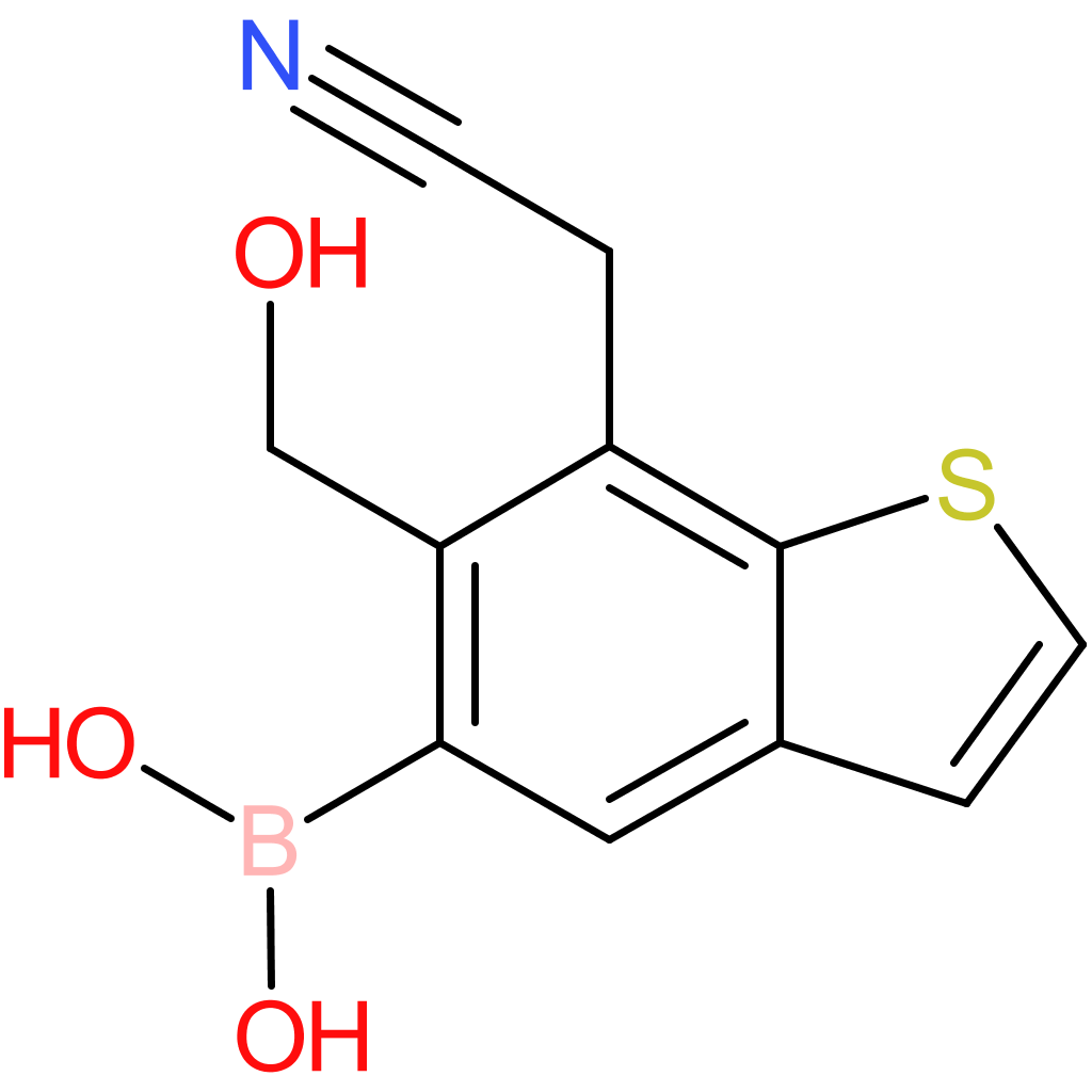5-borono-6-(hydroxymethyl)benzothiophene-7-acetonitrile