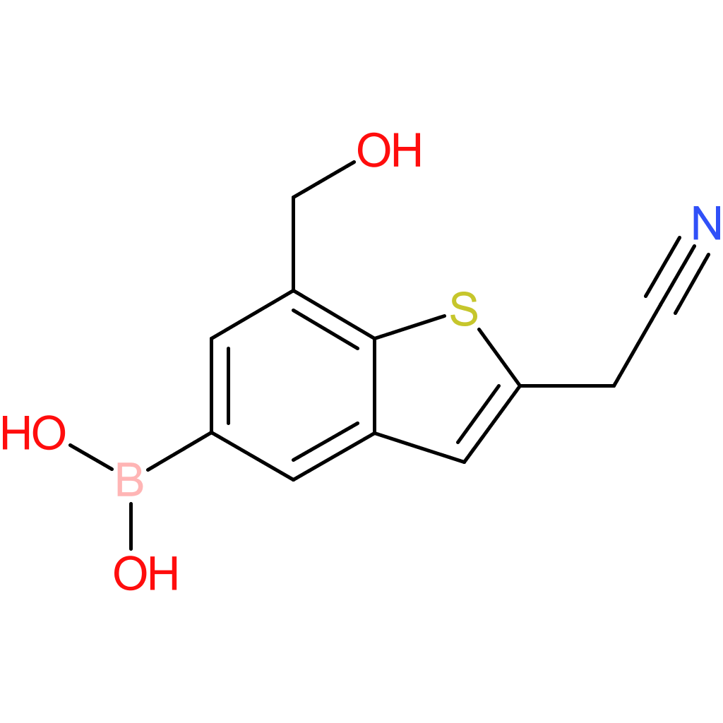5-borono-7-(hydroxymethyl)benzothiophene-2-acetonitrile