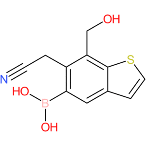 5-borono-7-(hydroxymethyl)benzothiophene-6-acetonitrile
