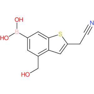 6-borono-4-(hydroxymethyl)benzothiophene-2-acetonitrile