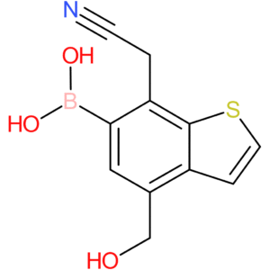 6-borono-4-(hydroxymethyl)benzothiophene-7-acetonitrile